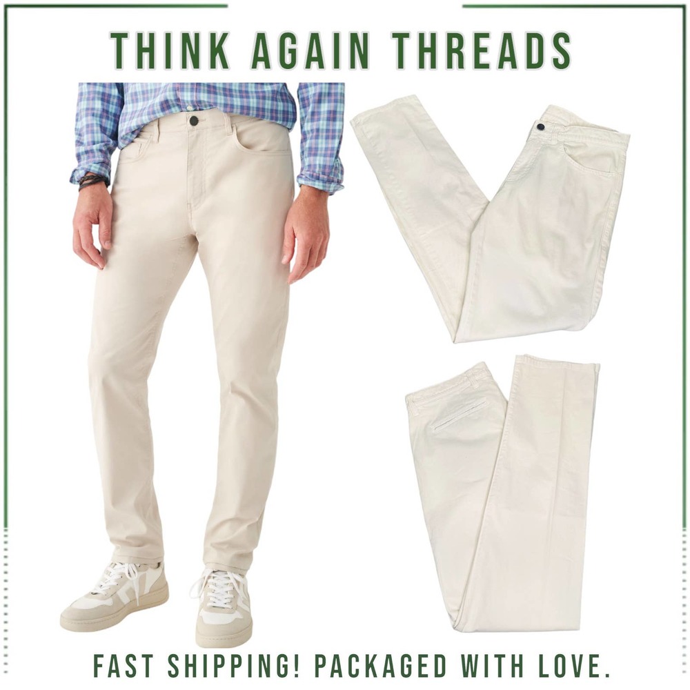 NWT Turtleson Bristol Twill Hybrid 5 Pocket Stone Wash MSRP $135 Size 30
